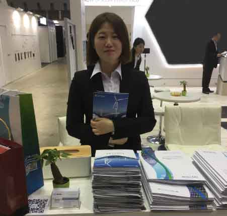 Gozon power appeared at the Tokyo wind energy exhibition to build high-end wind turbine 